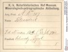 Etiketten zu Tetraedrit (NHMW-MIN-Ak207)
